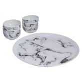 Marble Venice Fog Seder Plate/ Appetizer Set